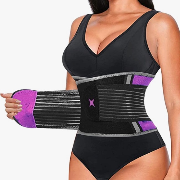 Women Waist Trainer Belt Sweat Effect Belt Waist Cincher Trimmer Slimming Body S main image 5